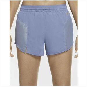 Nike Running Shorts Womens Small Blue Icon Clash Tempo Luxe Metallic CU3335 482